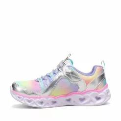 Girl's Skechers, S Lights: Heart Lights - Rainbow Lux Sneaker - Little Kid -Shoes Sales Store 1 2188677 ZM 3