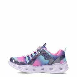 Girl's Skechers, S Lights: Heart Lights - Rainbow Lux Sneaker - Little Kid -Shoes Sales Store 1 2250905 ZM 3
