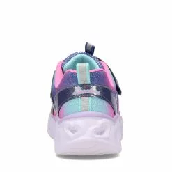 Girl's Skechers, S Lights: Heart Lights - Rainbow Lux Sneaker - Little Kid -Shoes Sales Store 1 2250905 ZM 4
