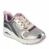 Girl's Skechers Street, Uno - Metallic Remix Sneaker - Little Kid & Big Kid