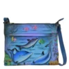 Women's Anuschka, Hand Painted Medium Crossbody Purse