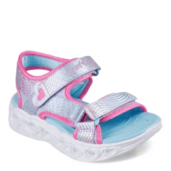 Girl's Skechers, Heart Lights Sandal - Shimmer Spirit Sandal - Little Kid & Big Kid