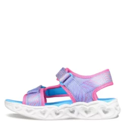 Girl's Skechers, Heart Lights Sandal - Shimmer Spirit Sandal - Little Kid & Big Kid -Shoes Sales Store 1 2643474 ZM 2