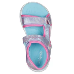 Girl's Skechers, Heart Lights Sandal - Shimmer Spirit Sandal - Little Kid & Big Kid -Shoes Sales Store 1 2643474 ZM 3